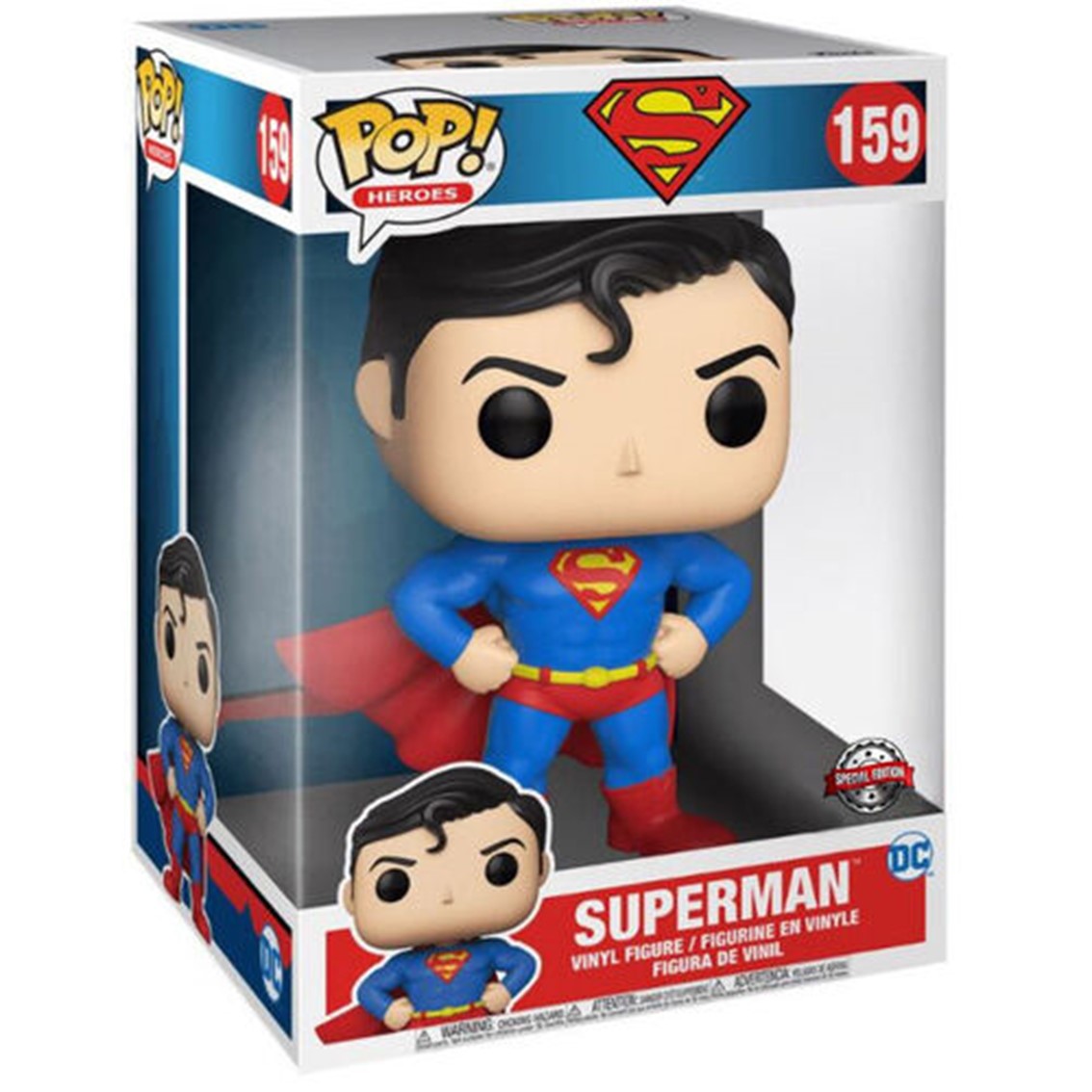 Funko pop dc comics superman 10pulgadas con opcion chase 51263