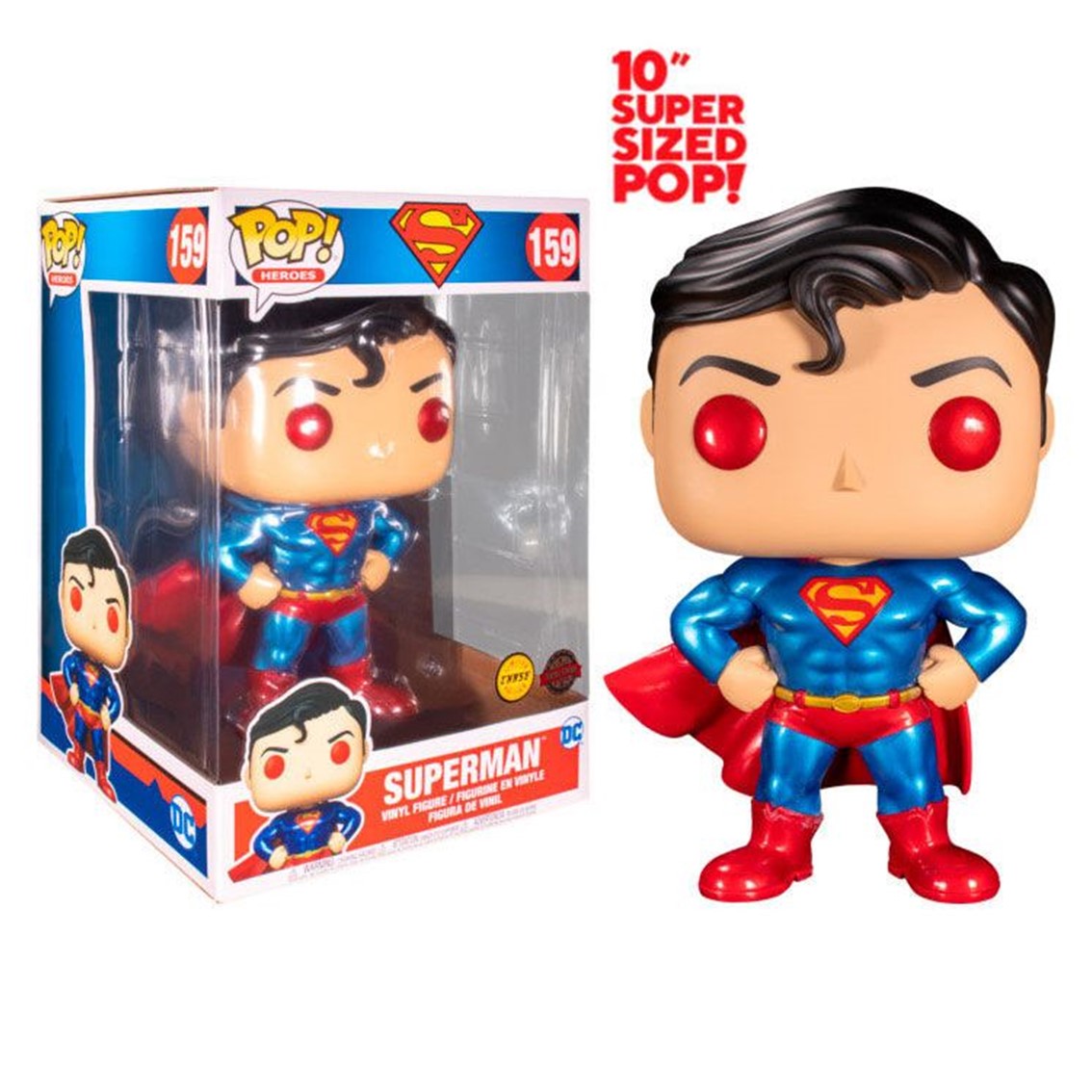 Funko pop dc comics superman 10pulgadas con opcion chase 51263
