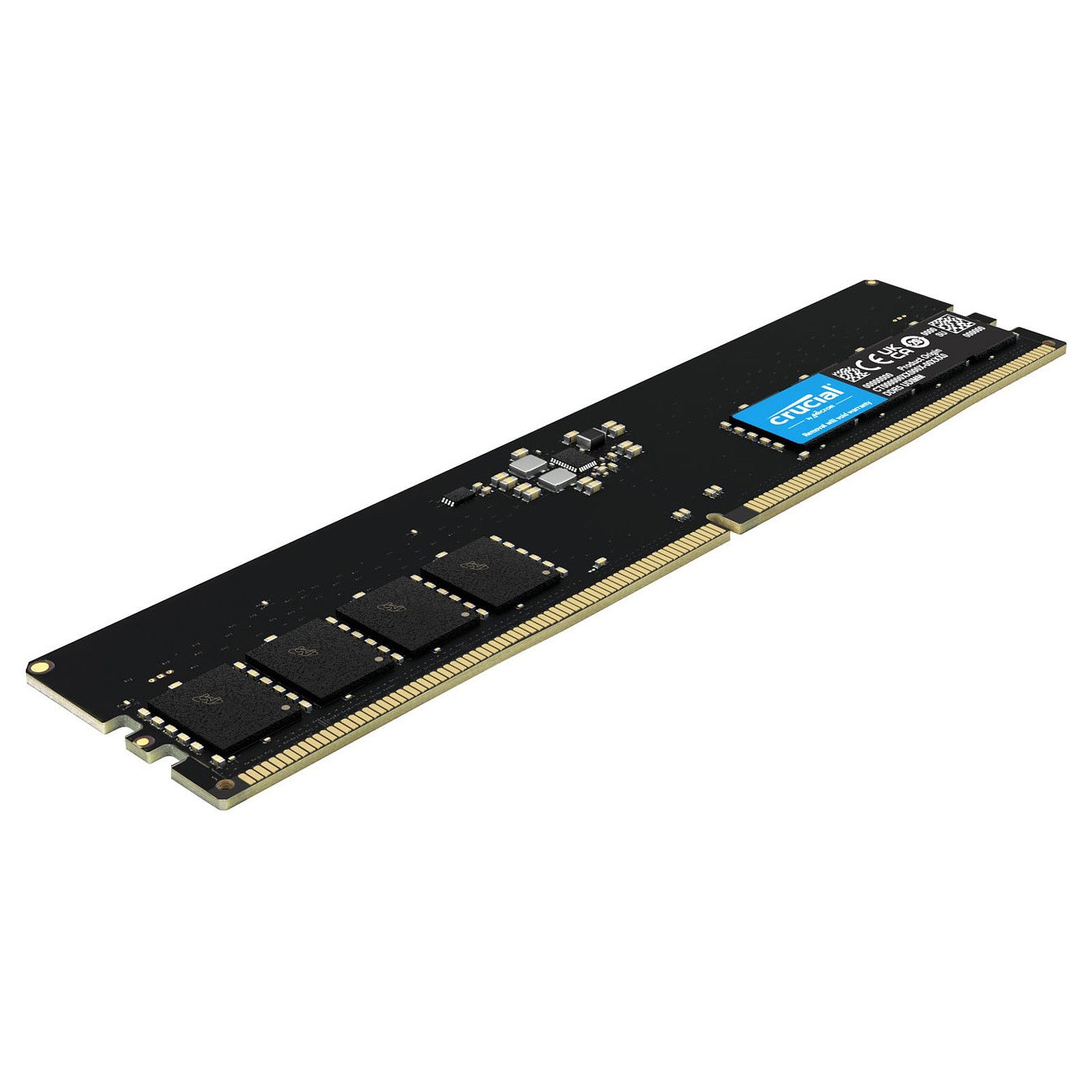 Memoria ram ddr5 32gb crucial  - dimm - 4800 mhz - pc5 38400 cl40