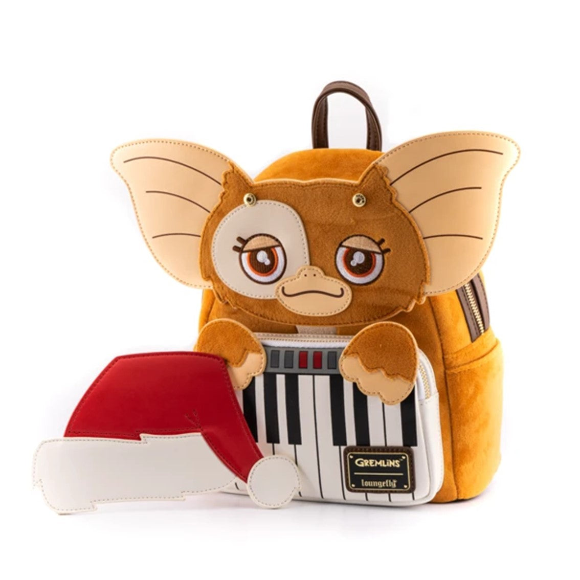 Mochila loungefly gremlins gizmo navidad (con sombrero retirable)