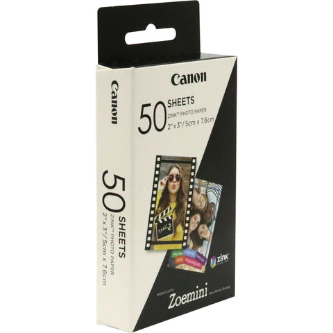 Papel fotografico canon zp - 2030 50 hojas zink para zoemini