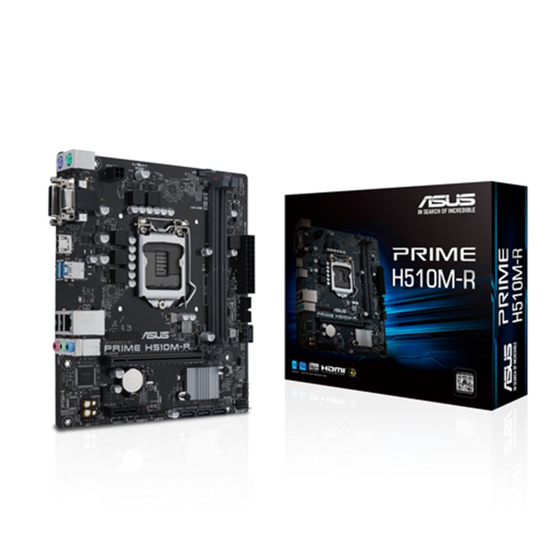 Placa base asus intel prime h510m - r socket 1200 ddr4 x2 max 64gb 2933 mhz d - sub dvi - d hdmi  matx