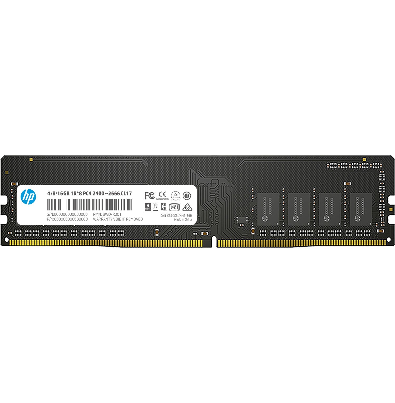 Memoria ram ddr4 16gb hp v2 3200 mhz pc4 - 25600 cl16 udimm