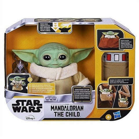 Replica figura animatronica hasbro the mandalorian baby yoda