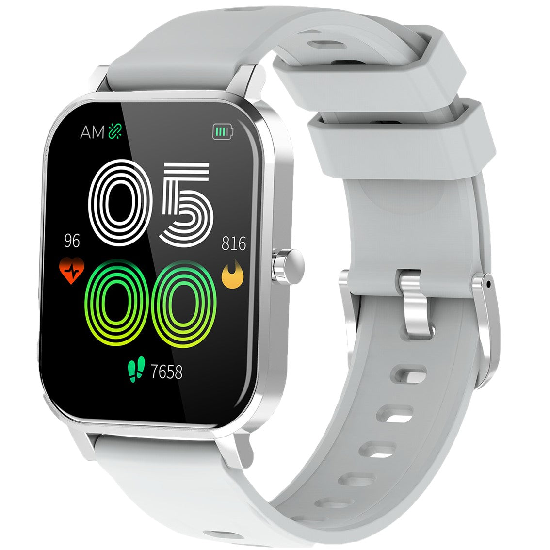 Pulsera reloj deportiva denver sw - 181 - smartwatch -  ip67 -  1.7pulgadas -  bluetooth - gris