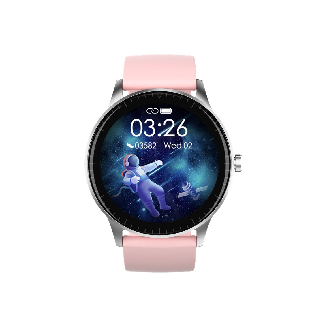 Pulsera reloj deportiva denver sw - 173 - smartwatch -  ip67 -  1.28pulgadas -  bluetooth - rosa