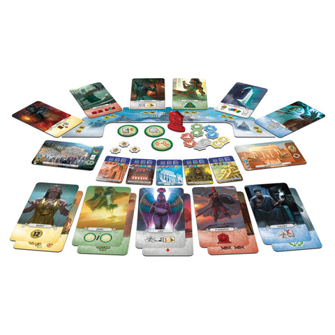 Juego de mesa 7 wonders: duel pantheon pegi 10