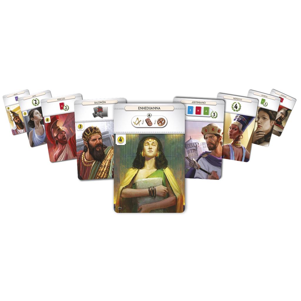 Juego de mesa 7 wonders: leaders nueva edicion pegi 10