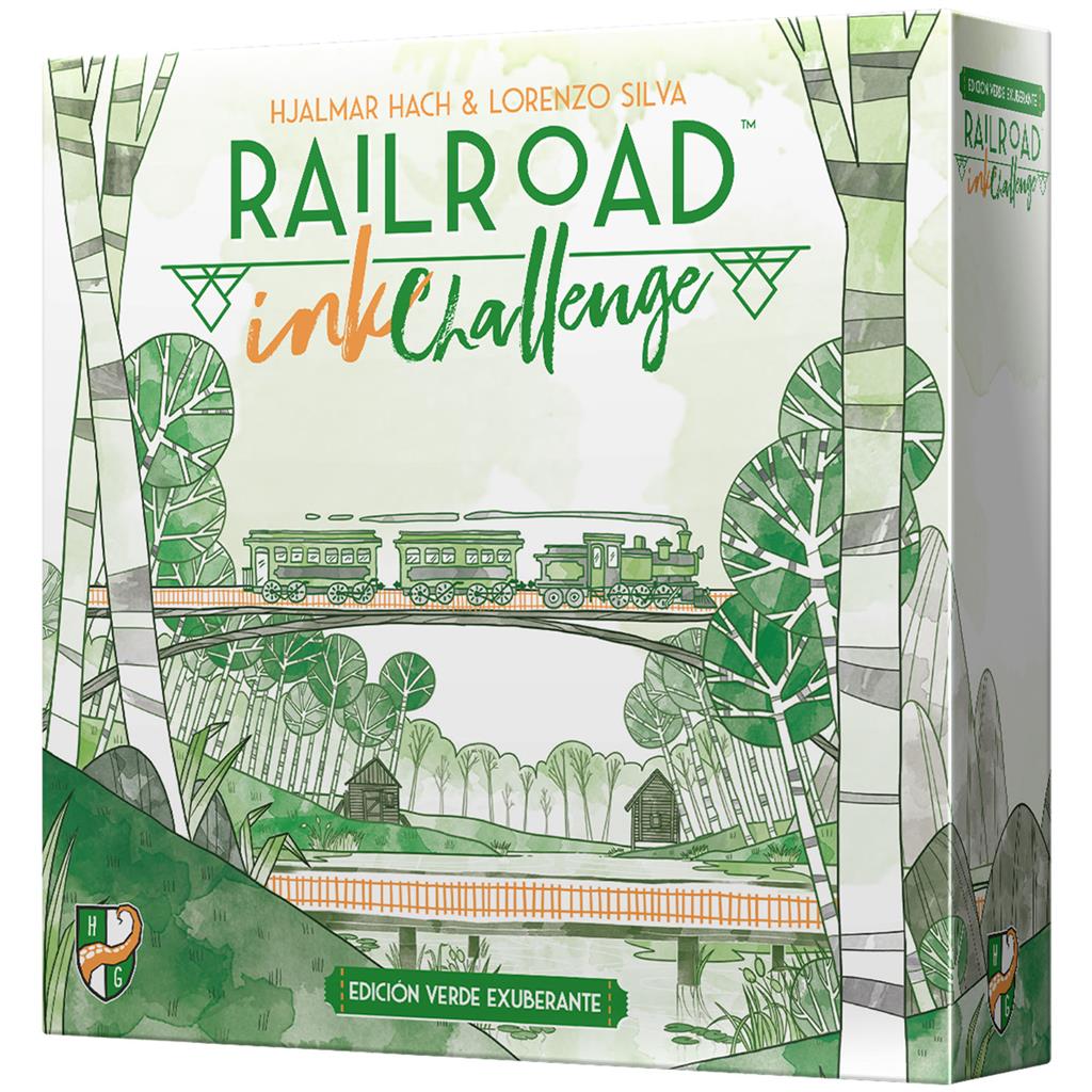 Juego de mesa railroad ink: edicion verde pegi 8