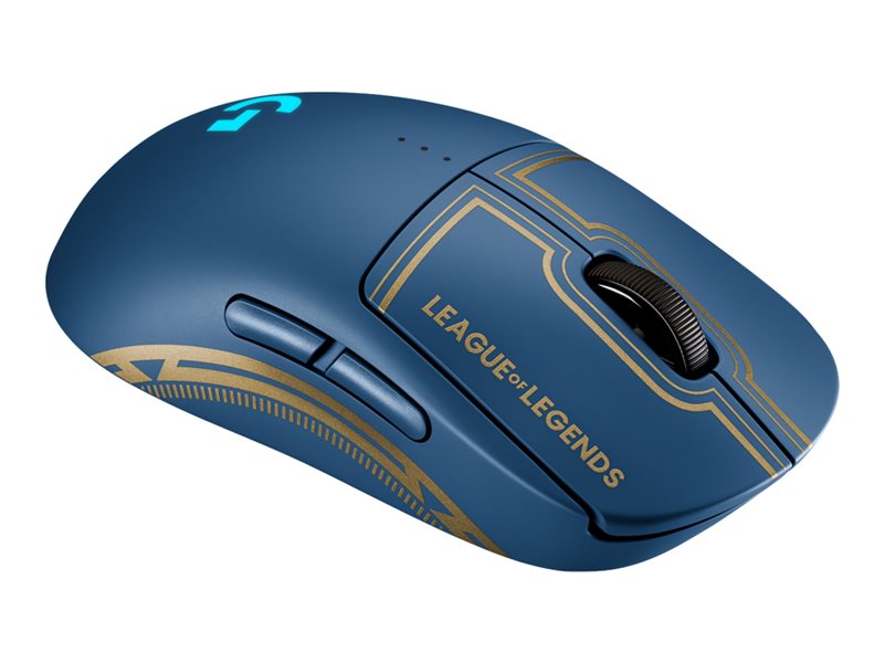 Mouse raton logitech gaming g pro optico wireless inalambrico league of legends edition