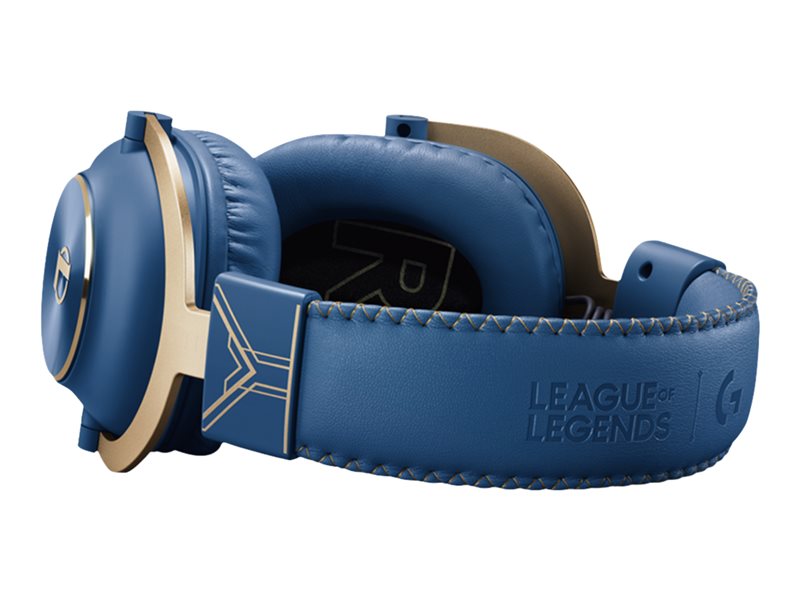 Auriculares con microfono logitech g pro x gaming league of legends edition