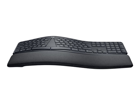 Teclado logitech ergo k860 split for business con logi bolt bluetooth wireles inalambrico grafito