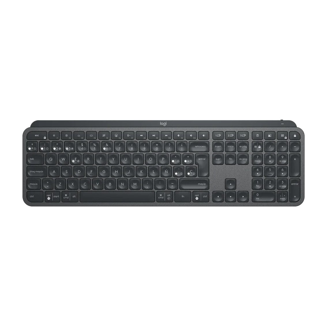 Teclado logitech mx keys wireless inalambrico español