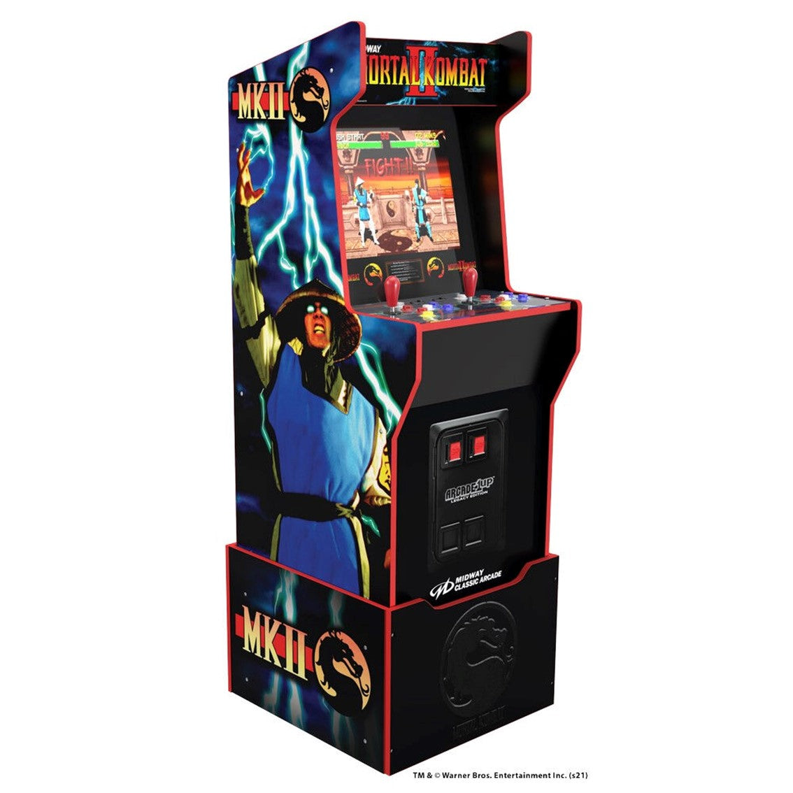 Consola maquina recreativa arcade1up midway legacy mortal kombat