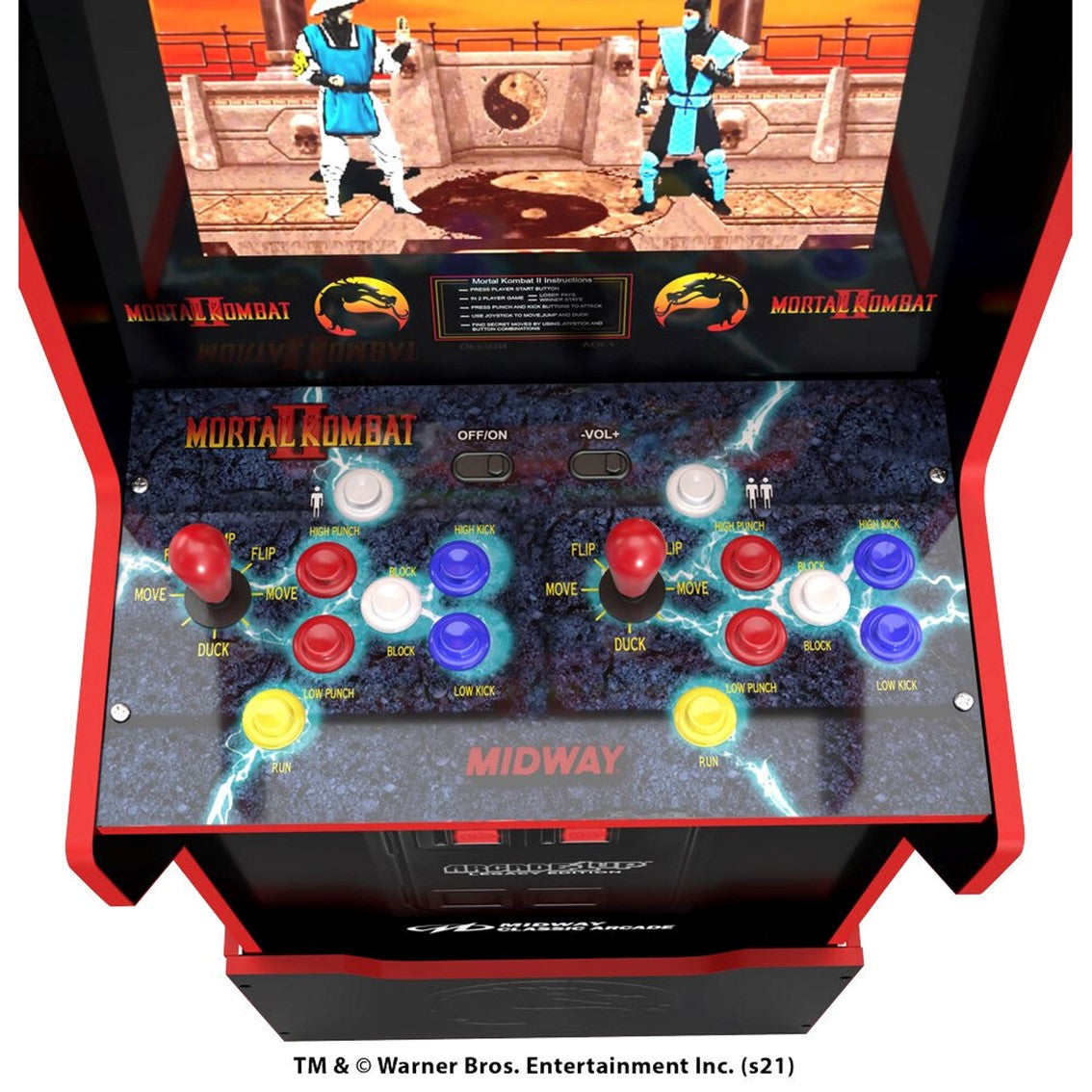 Consola maquina recreativa arcade1up midway legacy mortal kombat