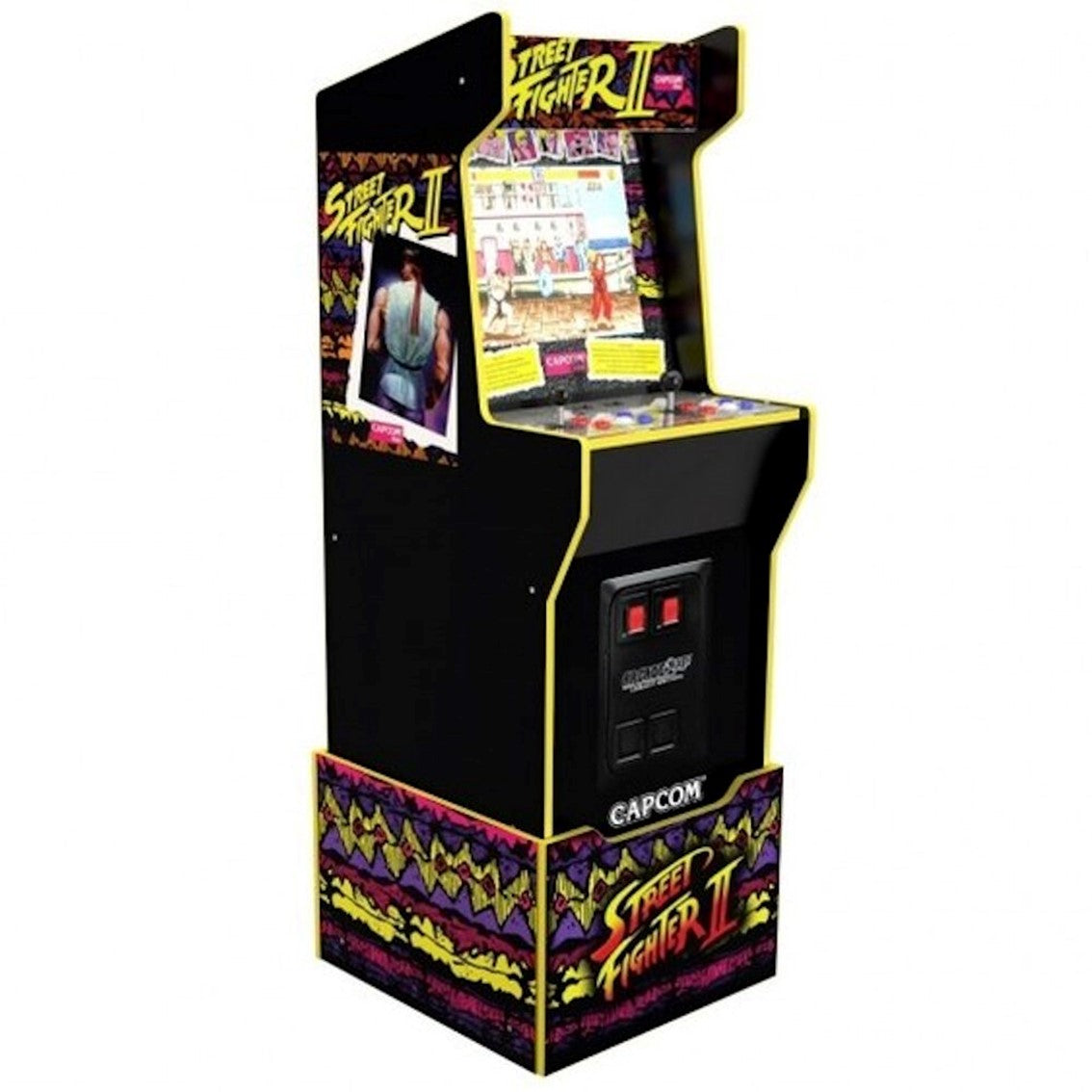 Consola maquina recreativa arcade1up capcom legacy street figther ii