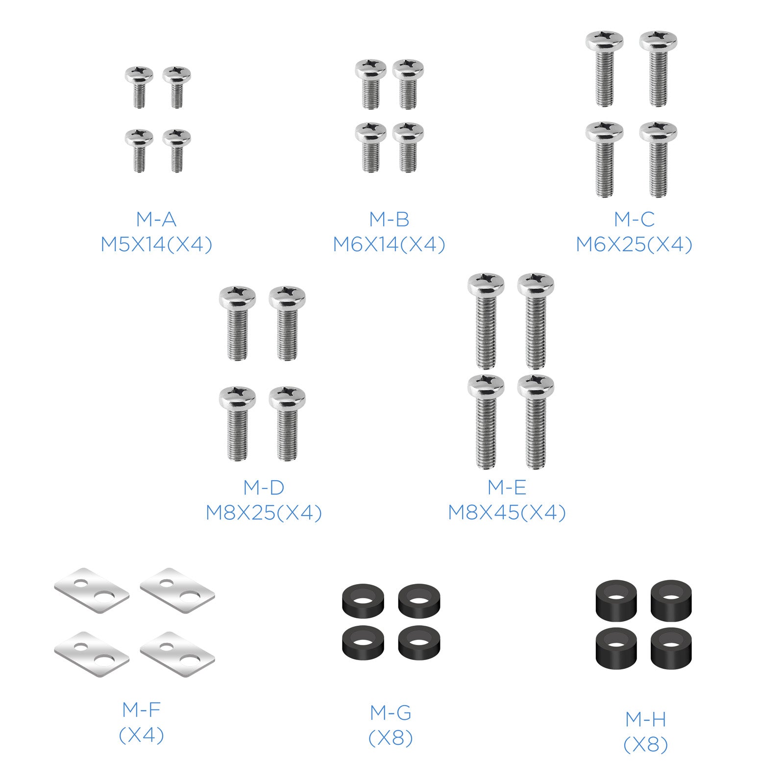 Soporte de mesa tooq para pantallas 32pulgadas - 70pulgadas