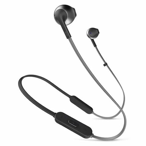 Auriculares inalambricos intrauditivos jbl tune 205bt -  microfono -  bluetooth -  negro