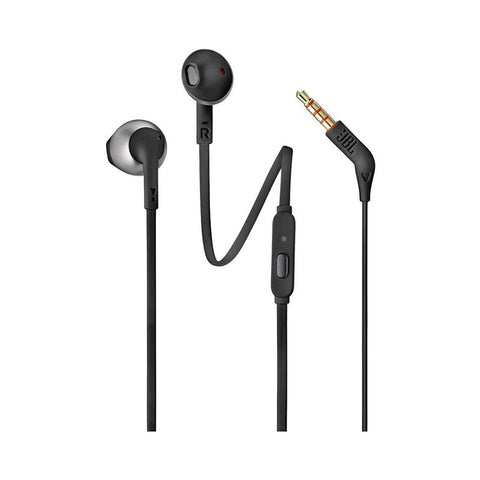 Auriculares inalambricos intrauditivos jbl tune 205bt -  microfono -  bluetooth -  negro