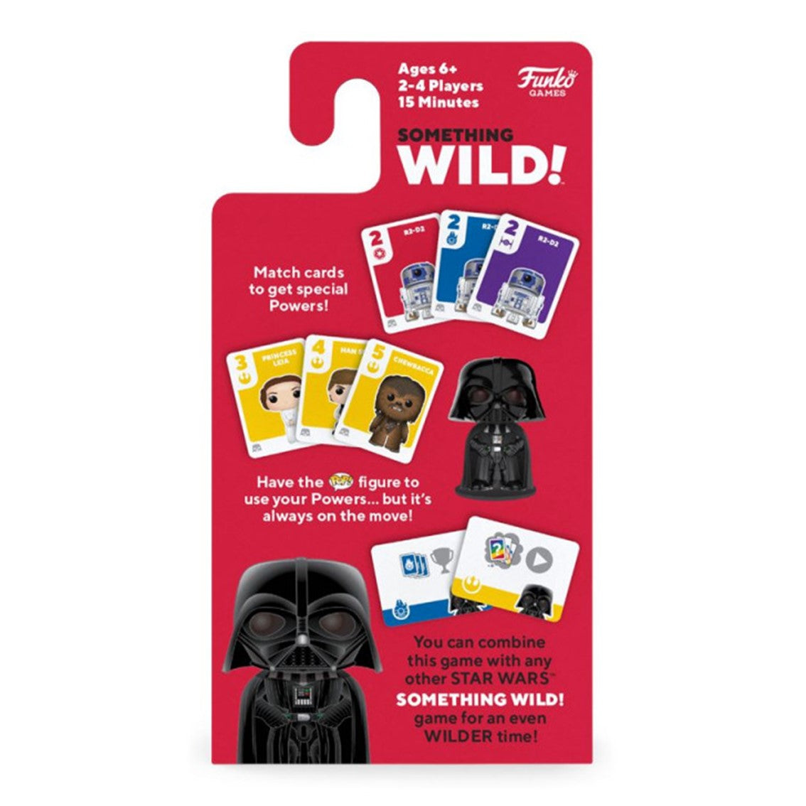 Juego de mesa funko something wild! star wars darth vader pegi 6 60498