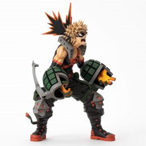 Figura banpresto my hero academia katsuki bakugo wfc super master the brush