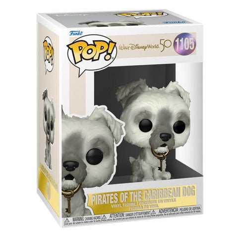 Funko pop disney walt disney world 50 aniversario piratas del caribe perro con llaves 58964