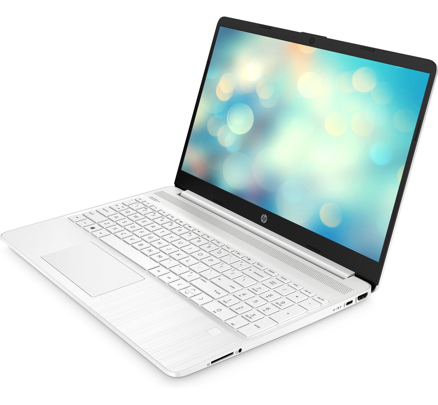 Portatil hp 15s - eq2101ns ryzen 5 - 5500u 8gb -  ssd256gb -  15.6pulgadas -  wifi -  bt -  w11 -  blanco