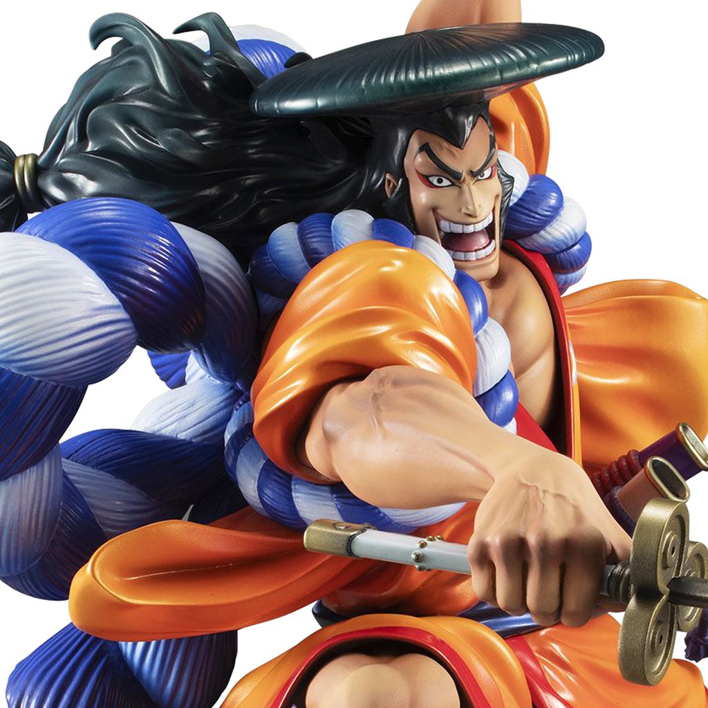 Figura megahouse one piece portrait of pirates kozuki oden 27cm