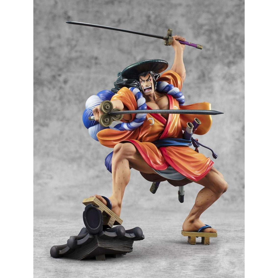 Figura megahouse one piece portrait of pirates kozuki oden 27cm