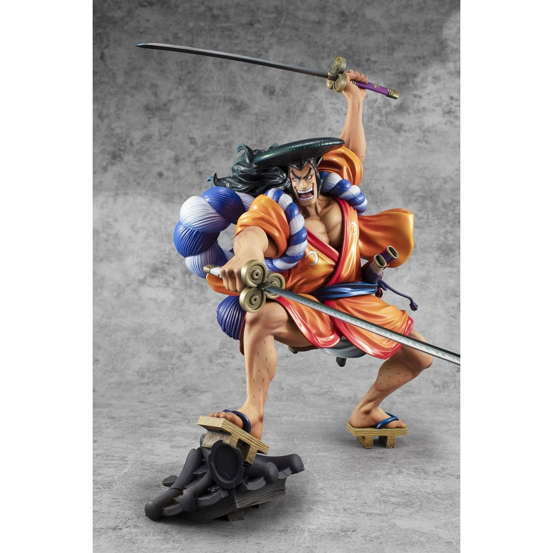 Figura megahouse one piece portrait of pirates kozuki oden 27cm