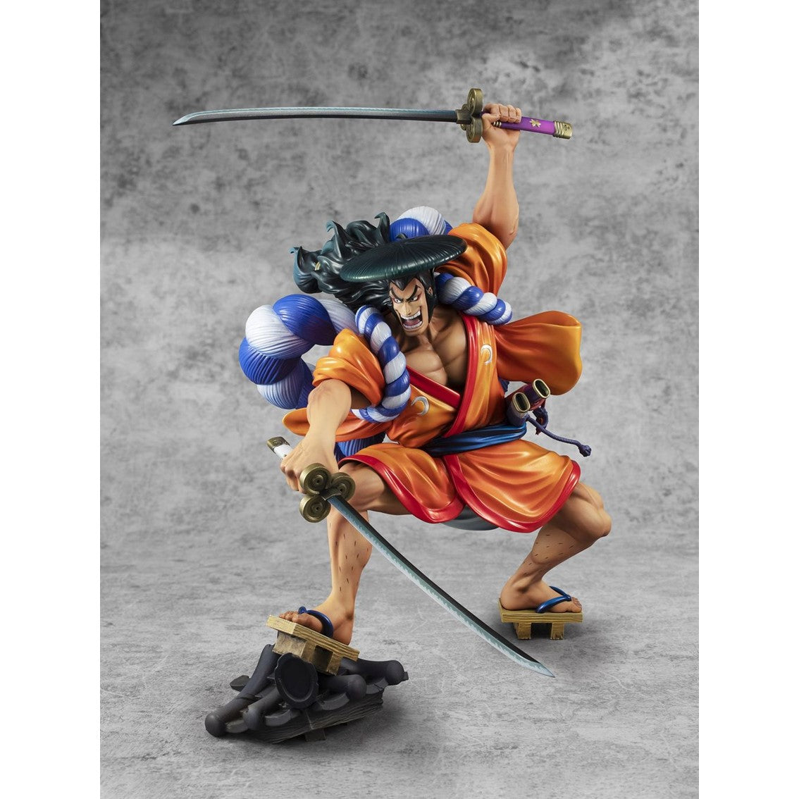 Figura megahouse one piece portrait of pirates kozuki oden 27cm