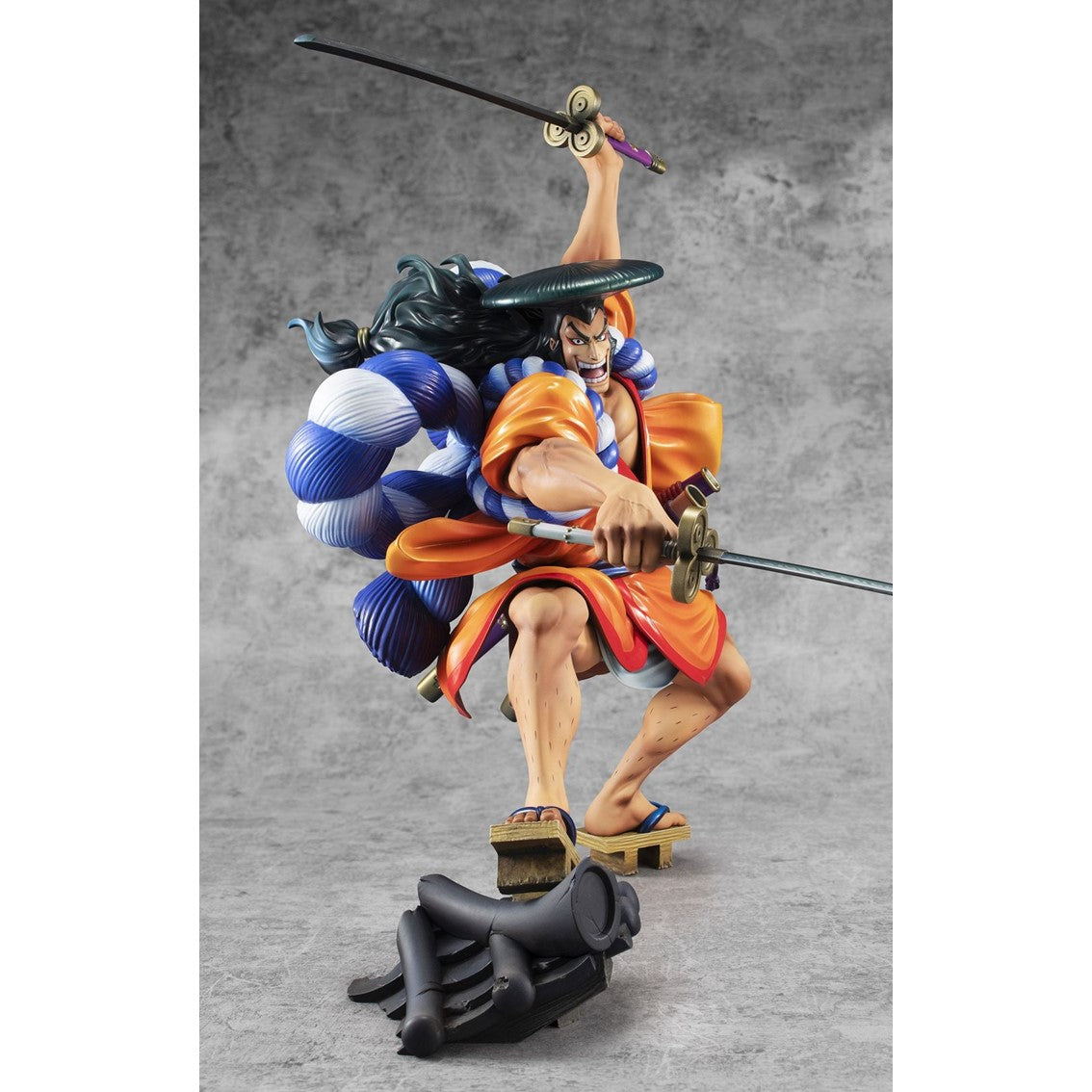 Figura megahouse one piece portrait of pirates kozuki oden 27cm