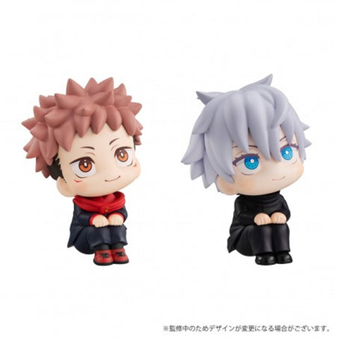 Figura megahouse look up series jujutsu kaisen yuji itadori y satoru gojo 11cm