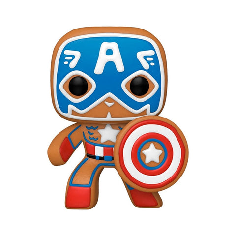 Funko pop marvel navidad galleta jengibre capitan america 50657