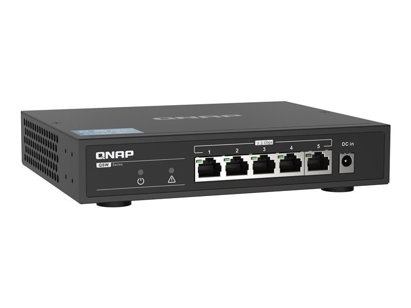 Switch qnap qsw - 1105 - 5t 5 puertos 10 - 100 - 1000 - 2.5g