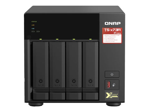 Servidor nas qnap ts - 473a - 8g 8gb 2.5g 4 compartimientos