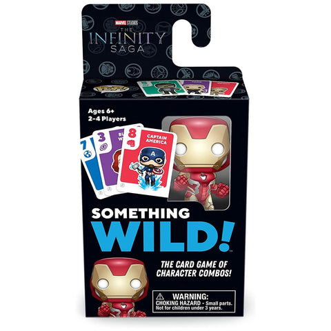 Juego de mesa funko something wild! marvel infinity saga iron man pegi 6 60495