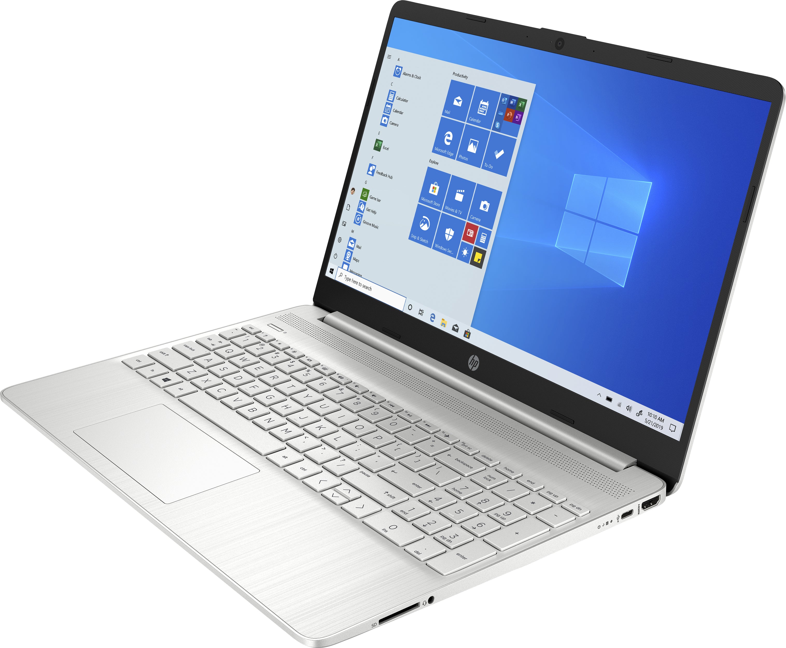 Portatil hp 15s - fq4059ns i5 - 1155g7 15.6pulgadas 8gb -  ssd512gb -  wifi -  bt -  w11 -  plata natural