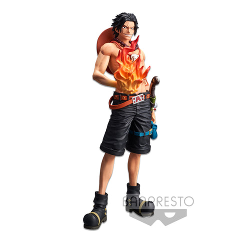 Figura banpresto one piece portgas d.ace grandista