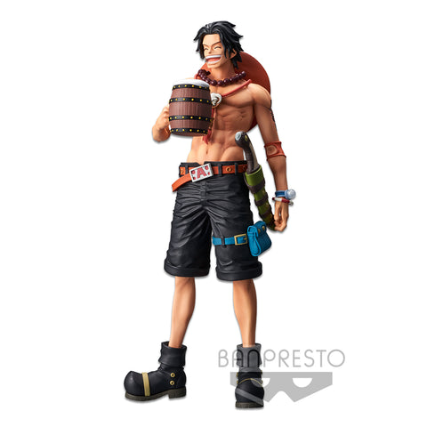 Figura banpresto one piece portgas d.ace grandista