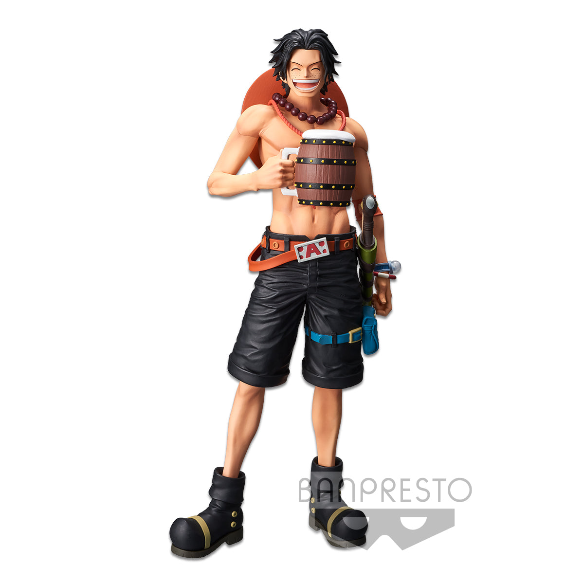 Figura banpresto one piece portgas d.ace grandista