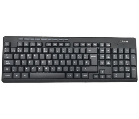 Kit teclado + raton inalambrico l - link ll ll - kb - 555 - wcombo usb negro