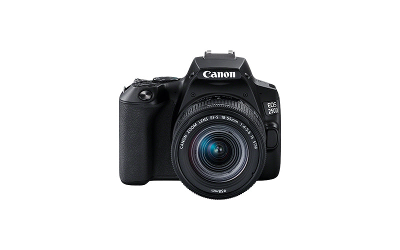 Camara digital canon reflex eos 250d+ef - s 18 - 55mm f - 4 - 5.6 is -   24.1mp -  digic 8 -  4k -  wifi -  bluetooth -  negro