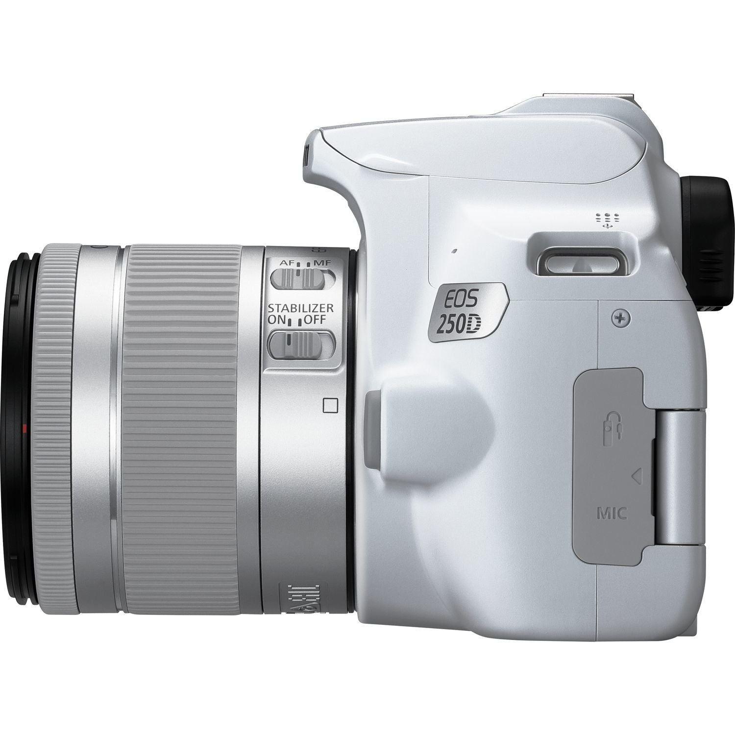 Camara digital canon reflex eos 250d wh+ef - s 18 - 55mm f - 4 - 5.6 is -  24.1mp -  digic 8 -  4k -  wifi -  bluetooth -  blanca