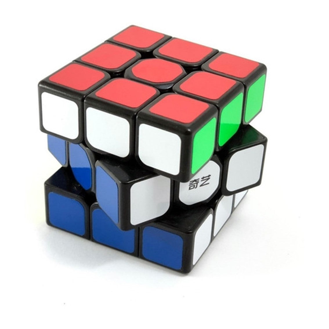 Cubo de rubik qiyi 3x3 stickerless o bordes negros