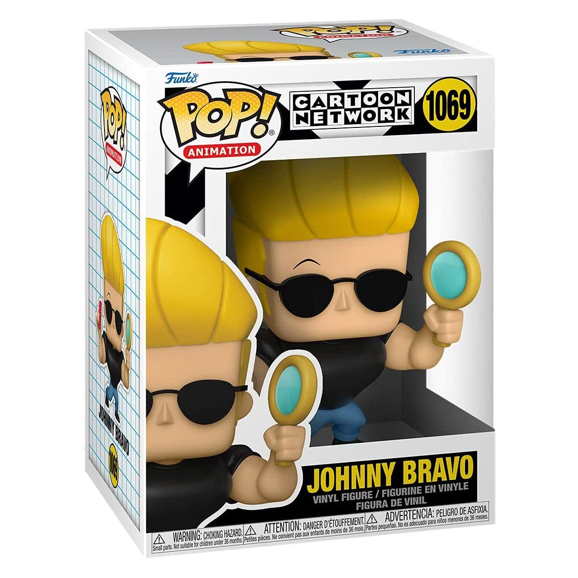 Funko pop animacion cartoon network johnny bravo johnny bravo con espejo y peine 57789