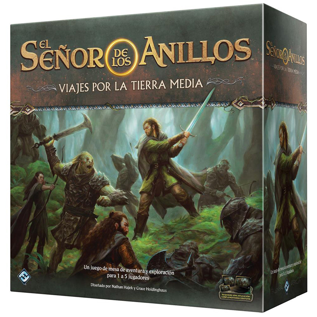 Juego de mesa el señor de los anillos viajes por la tierra media pegi 14