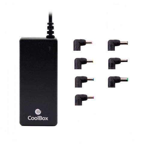 Adaptador cargador de corriente universal para portatiles coolbox 65w