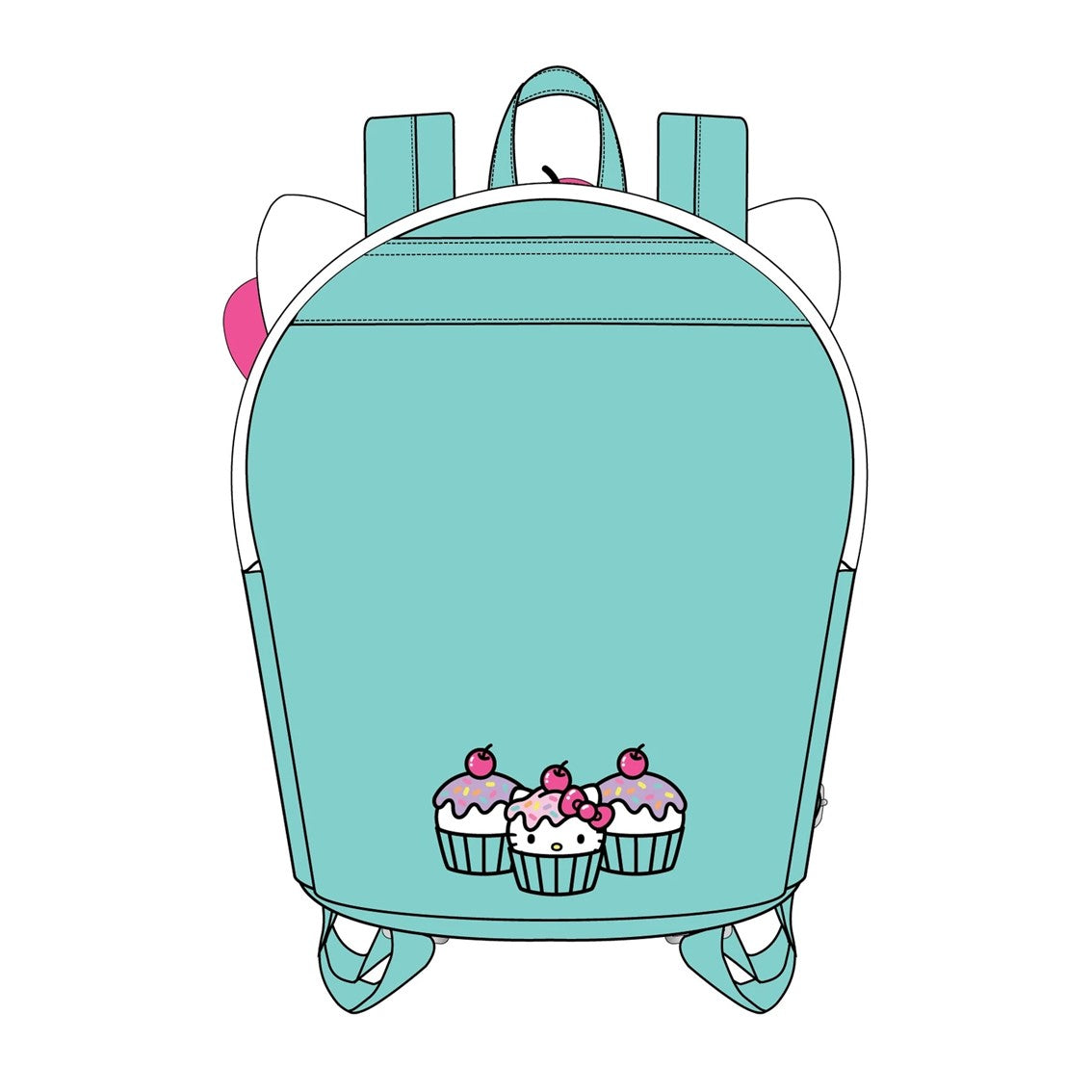 Mochila loungefly hello kitty cupcake