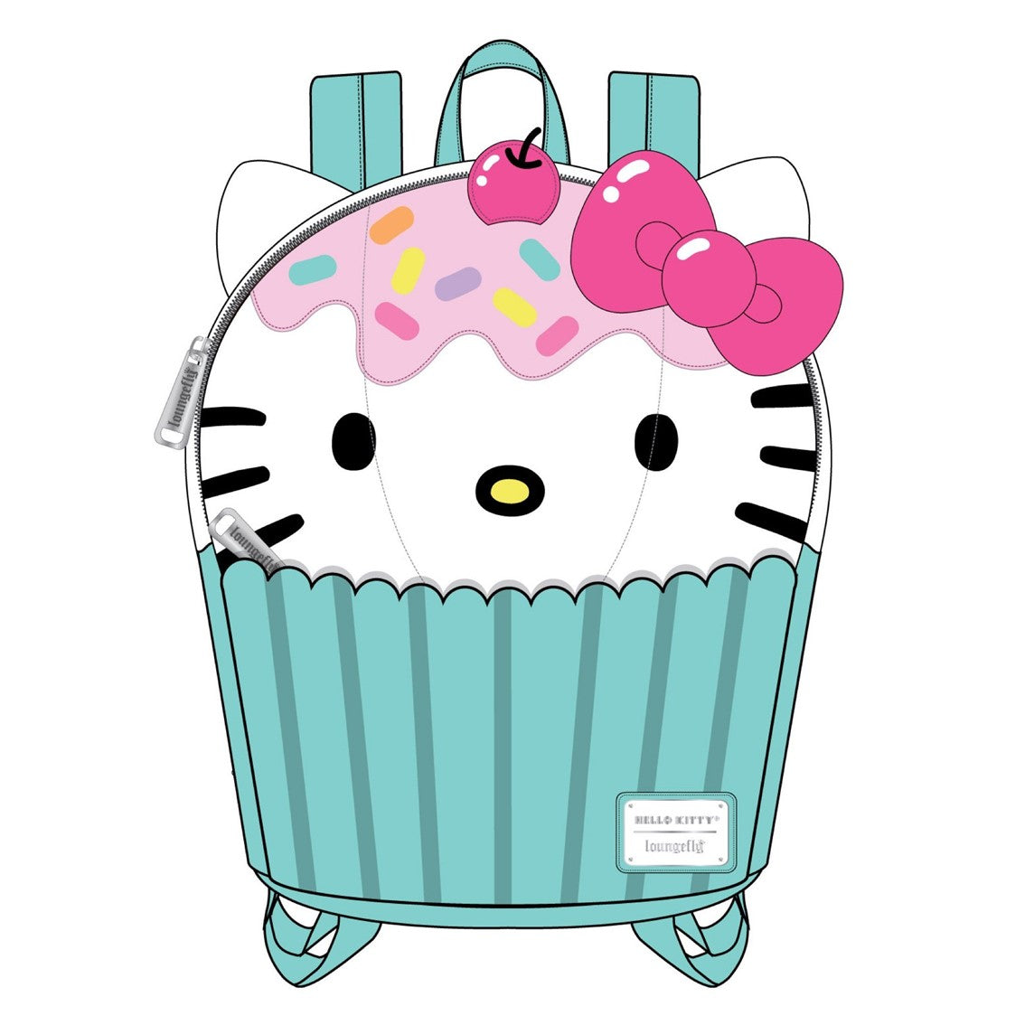Mochila loungefly hello kitty cupcake